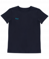 Футболка гимнастическая Sandra, хлопок, черный, детский