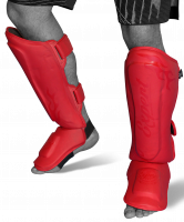 Защита голень-стопа SGS-064V, красный
