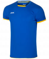 Футболка волейбольная JVT-1030-074, синий/желтый, детская