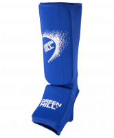 Защита голень-стопа SIC-6131, х/б, синяя