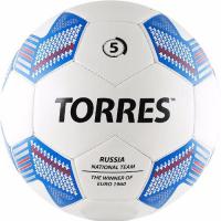 Футбольный мяч любительский "Torres EURO2016 Russia" F30485, размер 5