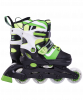 Ролики раздвижные Joker Green, пластиковая рама