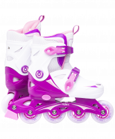 Ролики раздвижные Cricket Purple, пластиковая рама