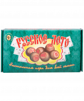 Лото 004-07, бочонок деревянный, картонная коробка, зеленый