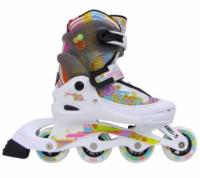 Коньки роликовые раздвижные Body Sculpture PW-117N, размер 26-29