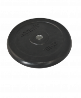 Диск обрезиненный BB-202, d=26 мм, черный, 10 кг