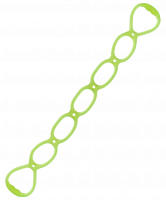 Эспандер многофункциональный ES-607, TPR, зеленый