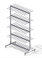 Стеллаж для хранения коньков на 30 пар, р.1330*1310*600мм двухсторонний