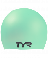 Шапочка для плавания Long Hair Wrinkle-Free Silicone Cap, силикон, LCSL/332, голубой