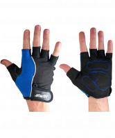Перчатки для фитнеса SU-108, синие/черные