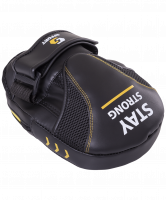 Лапа E603-2 изогнутая, кожзам, черный