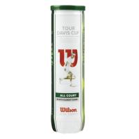 Теннисный мяч Wilson Tour Davis Cup WRT115500, 4 штуки Теннисный мяч Wilson Tour Davis Cup WRT115500, 4 штуки