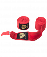 Бинт боксерский BC-6235c, 3,5м, х/б, красный