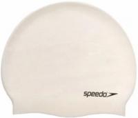 Шапочка для плавания Speedo Plain Flat SilIcone Cap Jr 8-709931959-635, белый, силикон Шапочка для плавания Speedo Plain Flat SilIcone Cap Jr 8-709931959-635, белый, силикон