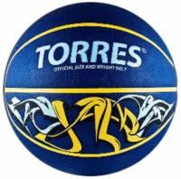 Баскетбольный мяч сувенирный "Torres Jam" B00041, размер 1
