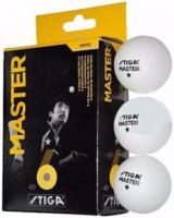 Шарики для настольного тенниса Stiga "Мастер" 1 звезда 4WC0XOWMB, 6 штук