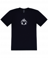 Футболка XCT-201-101-01, хлопок, черный