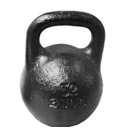 Гиря тренировочная 16 кг, диаметр корпуса 185 мм, черная