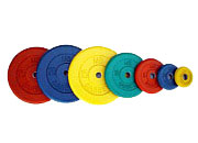 Диск обрезиненный Barbell, цветной, d=26 мм, 1.25 кг