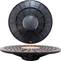 Балансирующий диск "TORRES" арт.AL1011, диаметр 40 см., нескользящее покрытие, черно-оранжевый