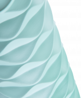 Ролик массажный FA-507, 32,5x12,5 cм, низкая жесткость, мятный/серый