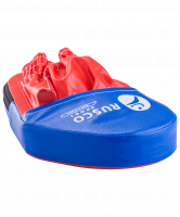 Лапы прямые, к/з, красный/синий, 34х20х20 см, пара