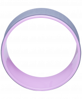 Колесо для йоги YW-101, 32 см, серо-розовый