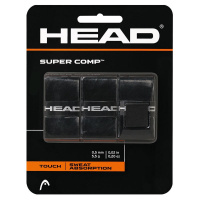 Овергрип Head Super Comp 285088-WH, 0.5 мм, 3 штуки, белый и черный