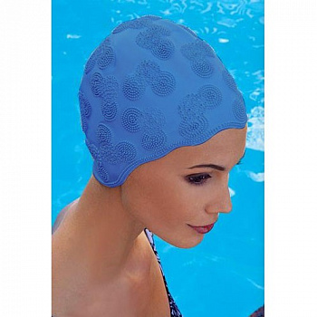 Шапочка для плав. жен. "FASHY Moulded Cap", арт.3100-00-75, резина, голубой Шапочка для плав. жен. "FASHY Moulded Cap", арт.3100-00-75, резина, голубой
