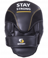 Лапа E603-2 изогнутая, кожзам, черный