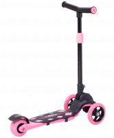 Самокат 3-колесный Robin 3D 120/90 мм, розовый