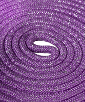 Скакалка для художественной гимнастики RGJ-304, 3м, сиреневый/серебряный, с люрексом