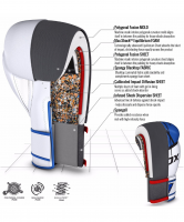 Перчатки боксерские BGR-F7 BLUE BGR-F7U, 10 oz