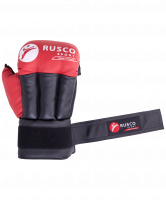 Перчатки для рукопашного боя, к/з, красные