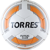 Футзальный мяч матчевый "Torres Futsal Club" F30384/F30064, размер 4 Футзальный мяч матчевый "Torres Futsal Club" F30384/F30064, размер 4