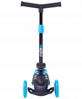 Самокат 3-колесный Robin 3D 120/90 мм, голубой