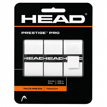Овергрип Head Prestige Pro (БЕЛЫЙ), арт.282009-WH, 0.55 мм, 3 шт, белый Овергрип Head Prestige Pro (БЕЛЫЙ), арт.282009-WH, 0.55 мм, 3 шт, белый