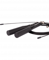 Скакалка RP-301 скоростная с металлическими ручками, черный