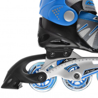 Коньки роликовые раздвижные Action PW-140, размер 35-38