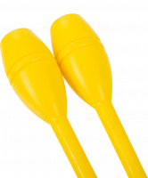 Булавы для художественной гимнастики AC-01, 45 см, желтый