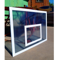 Щит б/б трениров. 1,20х0,90 МОНОЛИТНЫЙ поликарбонат 10мм цельное БЕЗ ОСНОВАНИЯ