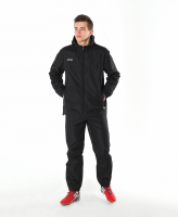 Брюки ветрозащитные детские JSP-2501-061, полиэстер, черный/белый