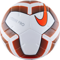 Мяч футбольный  "NIKE Strike Pro TM" арт.SC3936-101, р.4, 12п, мат.ТПУ, маш.сш, бут.кам, бел-чер-оранж