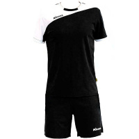 Форма волейбольная мужская "MIKASA", арт. MT351-046-XXL, р.XXL, 100% полиэстер, черно-белый