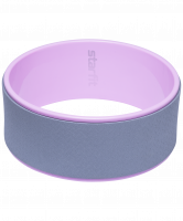 Колесо для йоги YW-101, 32 см, серо-розовый