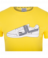 Футболка JCT-5202-041, хлопок, желтый/белый, детская