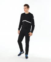 Тренировочный костюм JCS-4201-061, хлопок, черный/белый