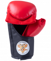 Перчатки для рукопашного боя PRO, к/з, красный