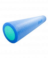 Ролик для йоги и пилатеса FA-502, 15х90 см, синий/голубой