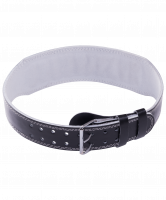 Пояс атлетический SU-302, 4 дюйма, кожа, черный